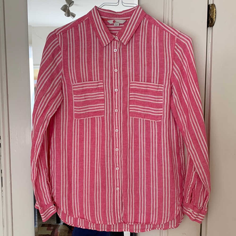 Linen button down shirt